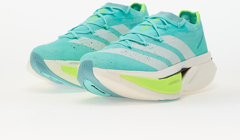 adidas Performance Sneakers adidas Adizero Prime X3 STRUNG Running Flash Aqua/ Zero Met./ Lucid Lemon