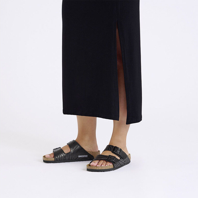 Birkenstock Arizona BS Synthetic Zebra Regular Fit Donne - Sandali Birkenstock - Nero - 1029542-5.5