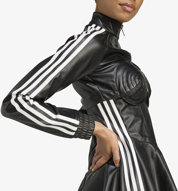 adidas Originals Giacca adidas x Jeremy Scott Faux Leather Track Top Black L