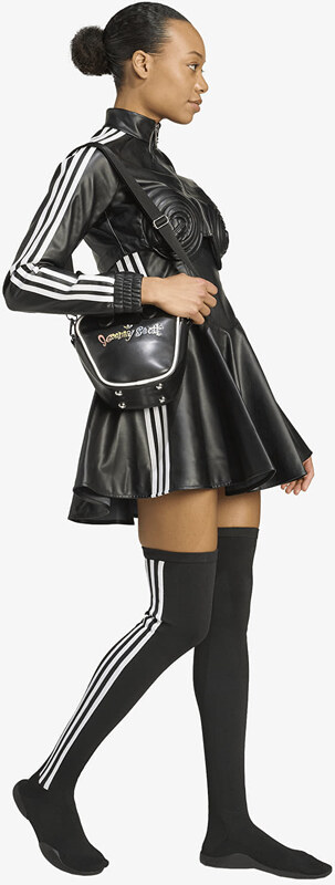 adidas Originals Giacca adidas x Jeremy Scott Faux Leather Track Top Black L