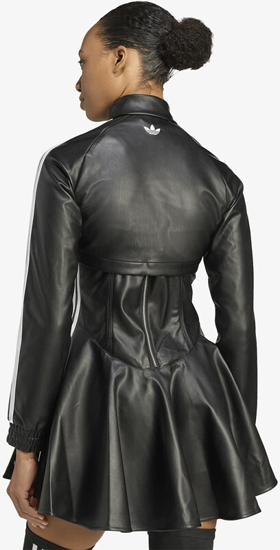 adidas Originals Giacca adidas x Jeremy Scott Faux Leather Track Top Black L