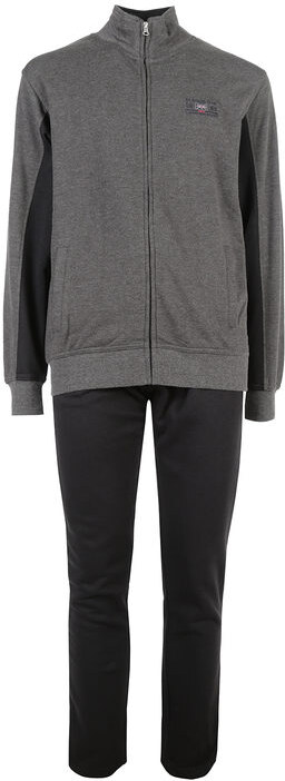 Be Board Completo Tuta Da Uomo Con Felpa e Pantaloni - Grigio Scuro Tute Sportive Taglia M