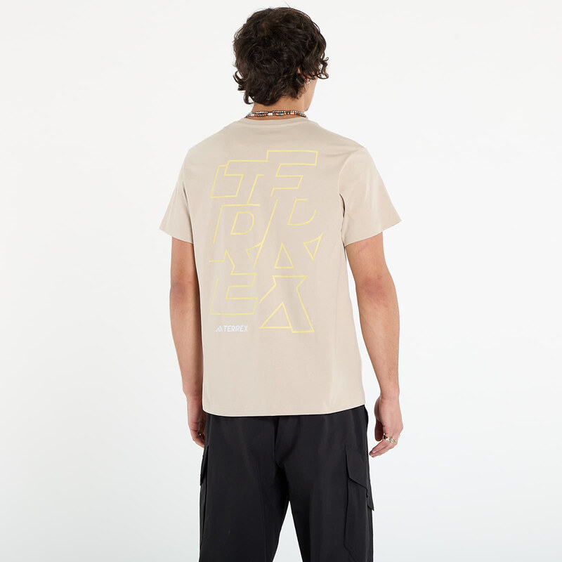 adidas Performance Maglietta adidas Terrex Signature AOP Graphic T-Shirt UNISEX Wonder Beige L