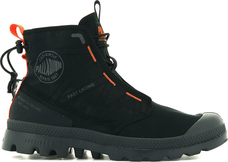 Palladium Pampa Travel Lite Black - Uomini - Scarpe Palladium - Nero - 77039-008-M