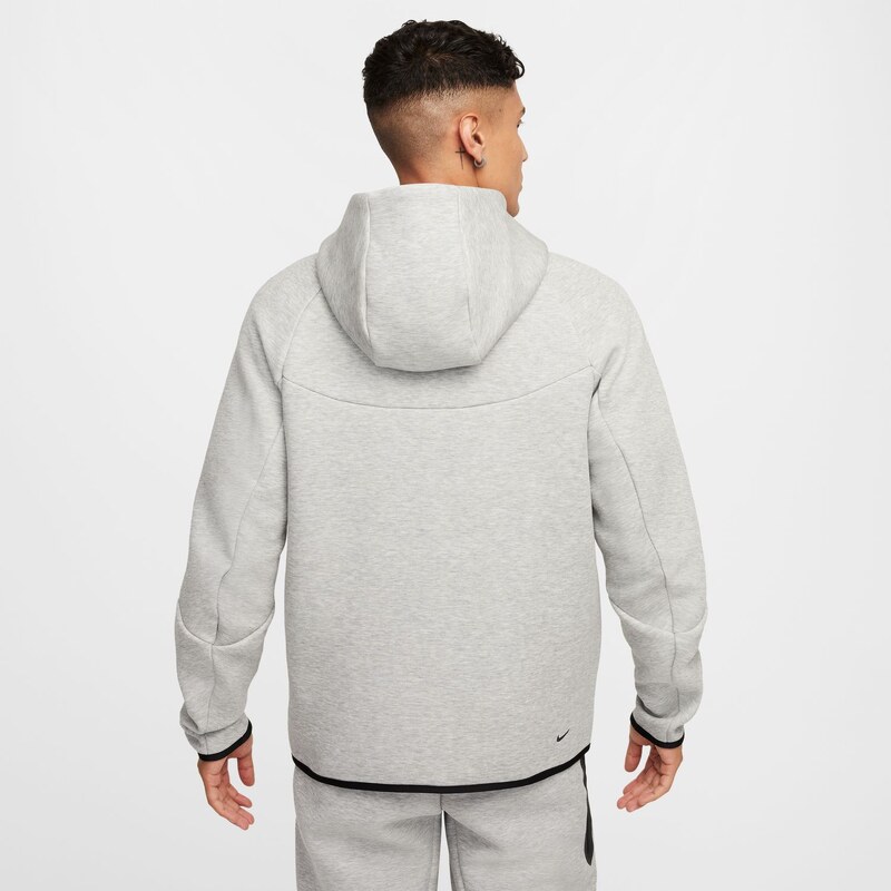 Nike Tech Full-Zip Windrunner Hoodie Heather Grey - Uomini - Hoodie Nike - Grigio - HV0949-063