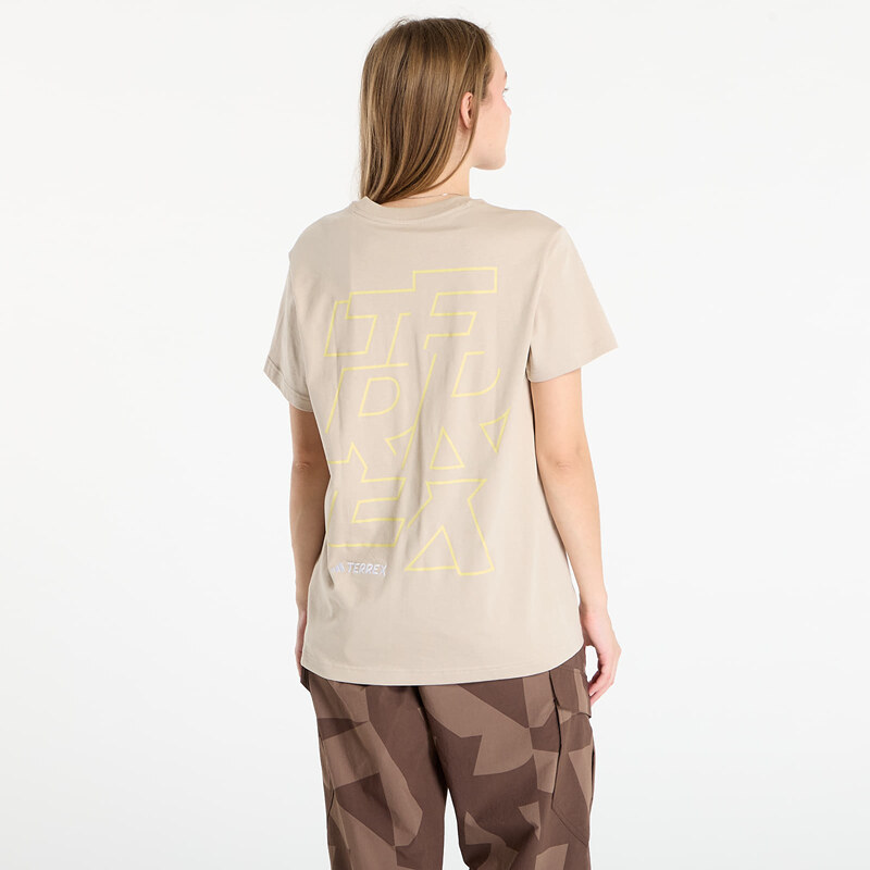 adidas Performance Maglietta adidas Terrex Signature AOP Graphic T-Shirt UNISEX Wonder Beige L