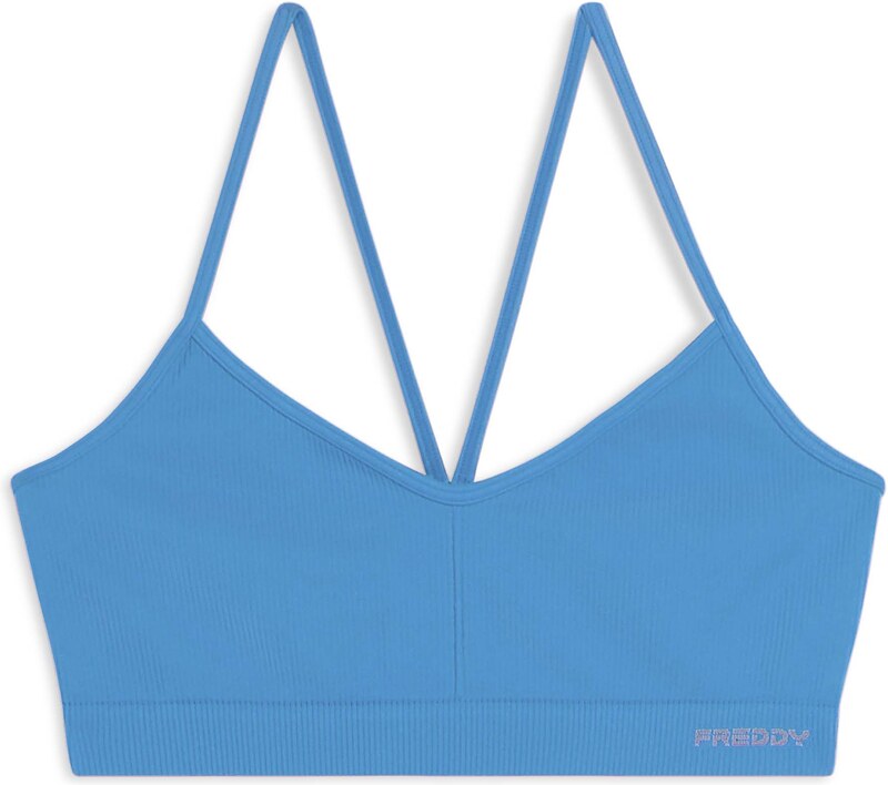 Freddy Top sportivo seamless con spalline incrociate