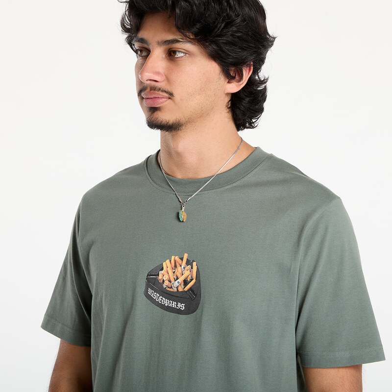 Maglietta Wasted Paris M Ashtray T-Shirt Lichen Green L