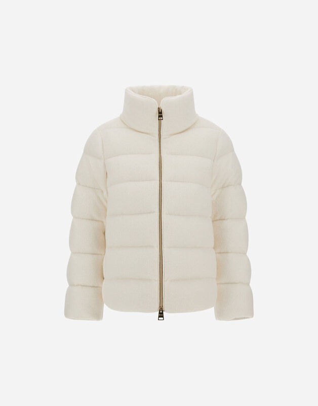 Herno GIACCA IN SHINY KNIT EFFECT