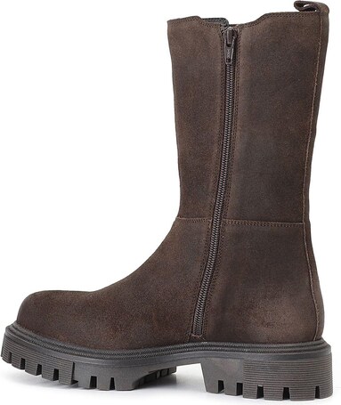 Stivale donna CafèNoir in pelle scamosciata con elastico XV1093