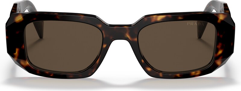 Prada Donna Prada PR 17WS 2AU8C1 Occhiali da sole Acetato Tartaruga Marrone Squadrata Normale