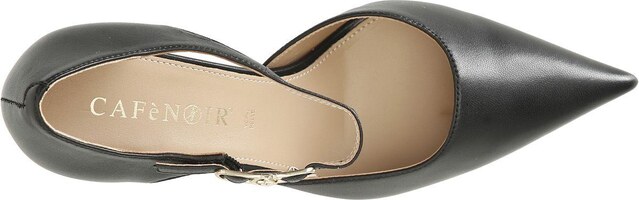 Décolleté spezzata CafèNoir in pelle con fibbia NA4041