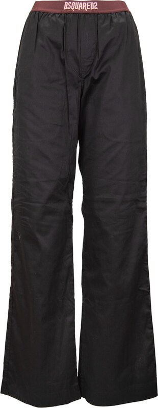 DSQUARED2 D8H205700 091 Trousers-S Nero Cotone