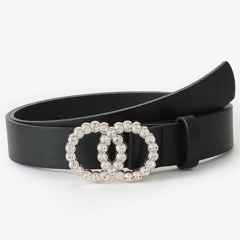 IZMAEL Cintura Zircon Circles - Nera