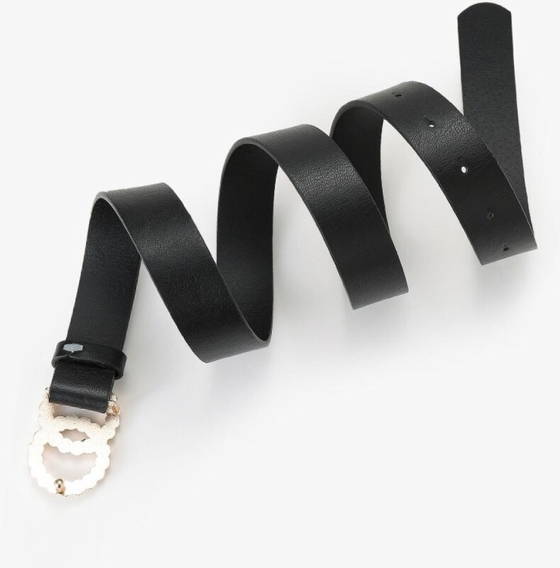 IZMAEL Cintura Zircon Circles - Nera