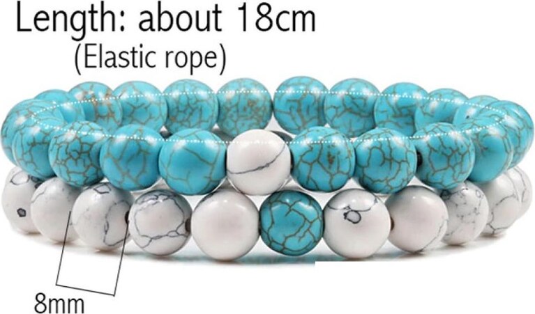 IZMAEL Bracciali EN-13811 - Marrone / Bianco