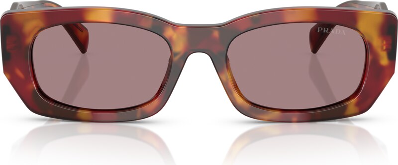 Prada Donna Prada PR B05S 22A20I Occhiali da sole Acetato Tartaruga Marrone Pillow Normale