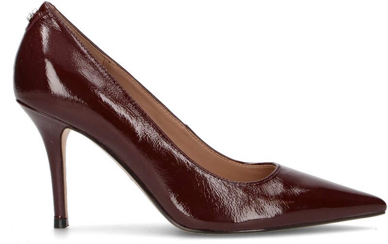 GUESS Décolleté donna bordeaux in pelle DECOLLETE