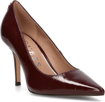 GUESS Décolleté donna bordeaux in pelle DECOLLETE