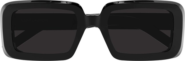 SAINT LAURENT Unisex SAINT LAURENT SL 534 SUNRISE 001 Occhiali da sole Acetato Nero Nero Squadrata Normale