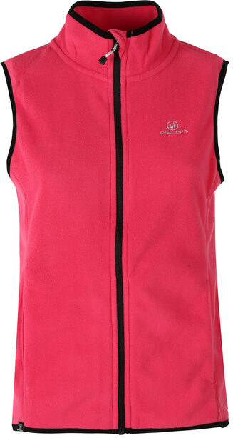 Athl Dpt Smanicato Donna In Pile Con Zip - Fragola Smanicati Rosso Taglia Xxl