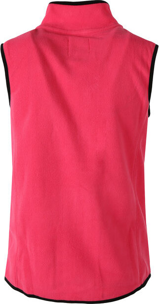 Athl Dpt Smanicato Donna In Pile Con Zip - Fragola Smanicati Rosso Taglia Xxl