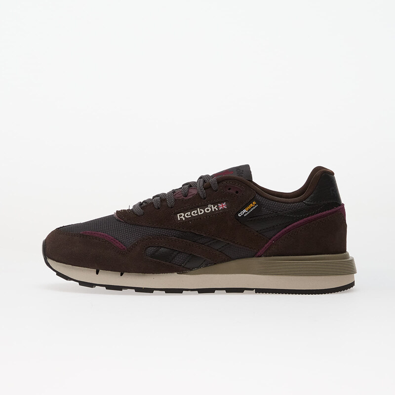 Reebok Classic Nylon 89 Washed Black/ Black/ Black Cherry