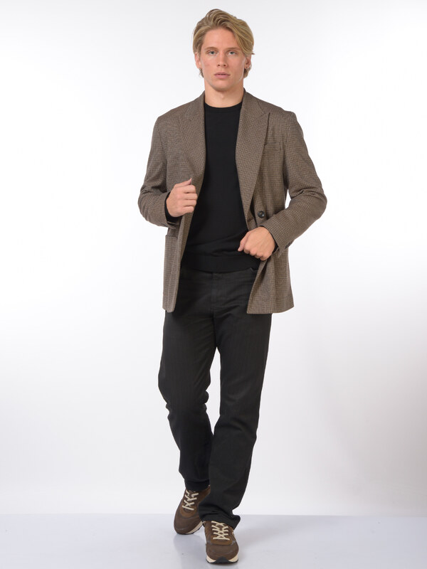 giacca da uomo Hosio doppiopetto a quadri