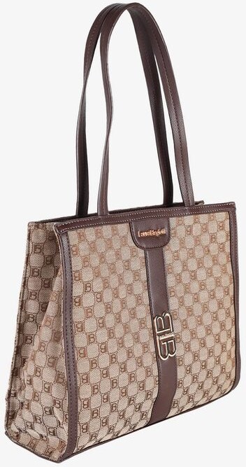 Laura Biagiotti Borsa Tote Da Donna Con Doppi Manici Borse a Mano Marrone Taglia Unica