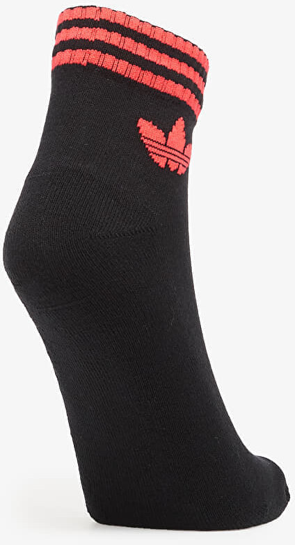 adidas Originals adidas 3S Ankle Socks 3-Pack Black/ White/ Lucid Red XL