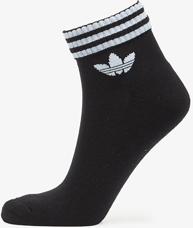 adidas Originals adidas 3S Ankle Socks 3-Pack Black/ White/ Lucid Red XL