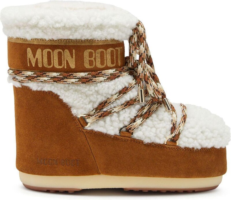 Moon Boot Stivali Icon Low marrone/bianco