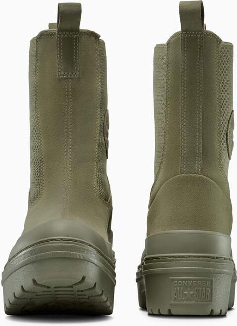 Converse Chuck Taylor All Star Lugged Heel Chelsea Boot Mono Suede Donne - Sneakers Converse - Verde - A17683C-5.5