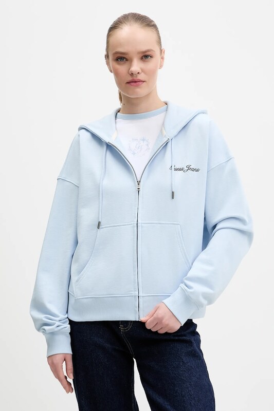 Guess Jeans felpa in cotone