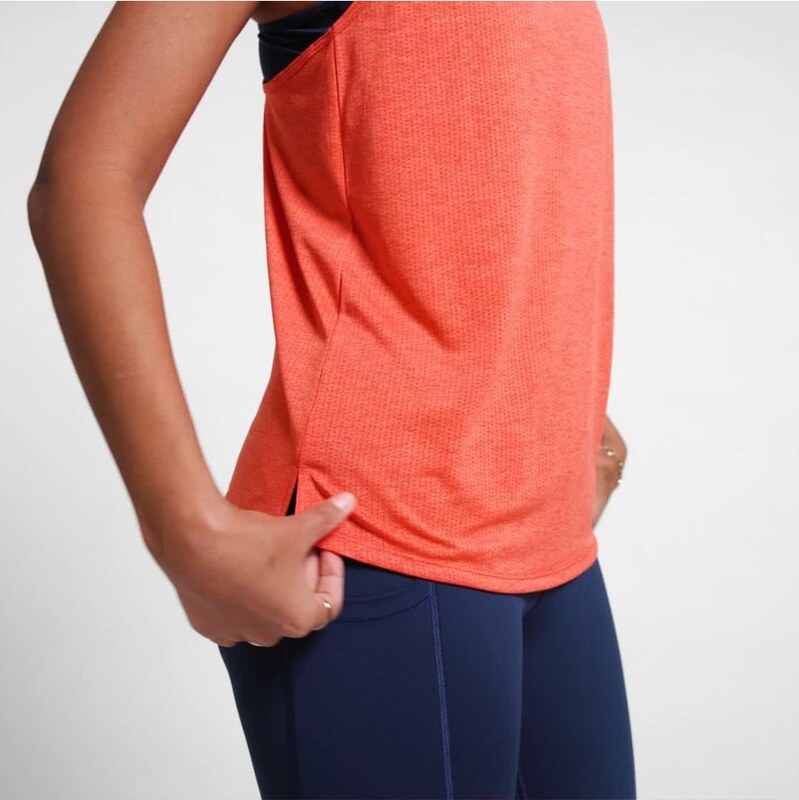 New Balance Donna RC Essential Tank in Verde, Maglia di Poliestere, Taglia L