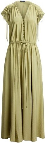 Polo Ralph Lauren Abito in crêpe con spalline annodate