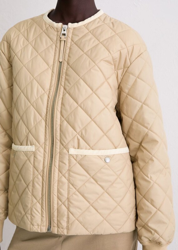 Marc O'Polo Giacca trapuntata rilassata senza collo