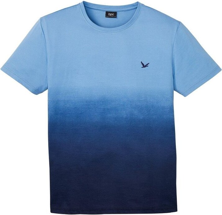 bonprix T-shirt in puro cotone, Blu, 100% cotone
