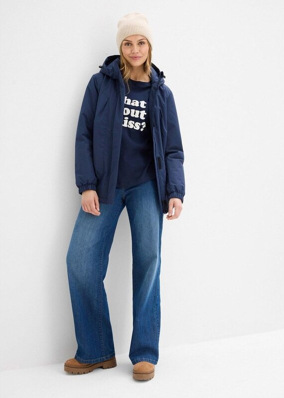 bonprix Giacca tecnica idrorepellente, Blu