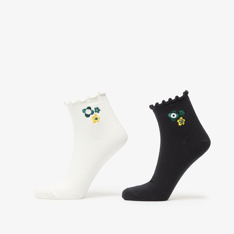 adidas Originals adidas X Liberty London Ruff Socks 2 Pairs Off White/ Black S