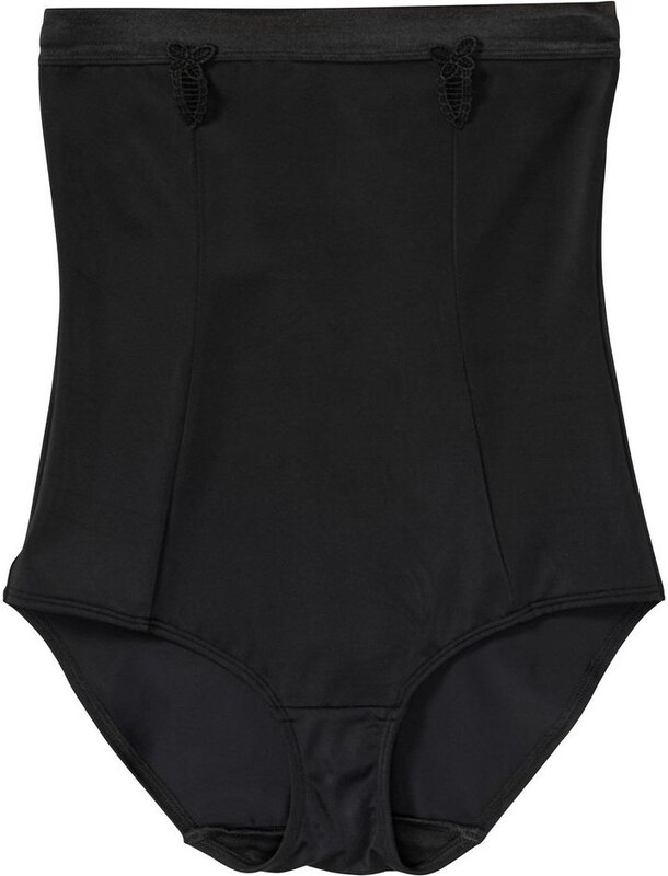 bonprix Culotte a vita alta con effetto modellante forte, Nero