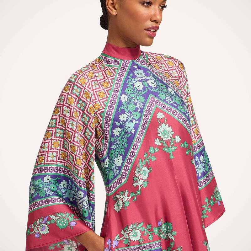 La DoubleJ Dresses gend - Magnifico Dress Regalia Placée Red L 100% Silk