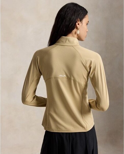 Ralph Lauren RLX Pullover in jersey stretch con cerniera