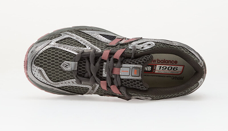 New Balance 1906 Dark Silver Metallic/ Rosewood