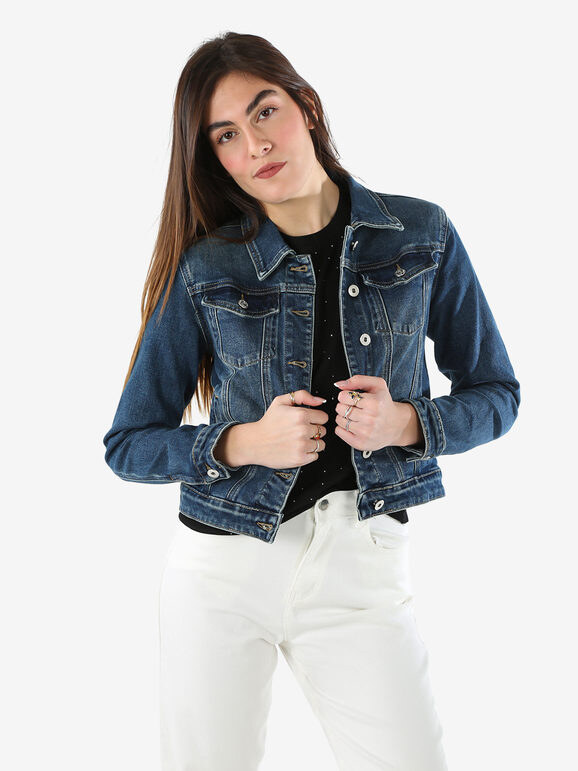 Solada Giacca Donna In Jeans - Taglia L