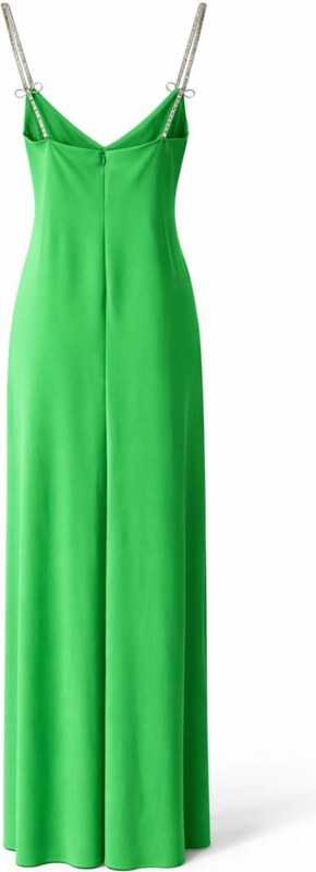 CLIPS Abito lungo in satin con clips  Donna