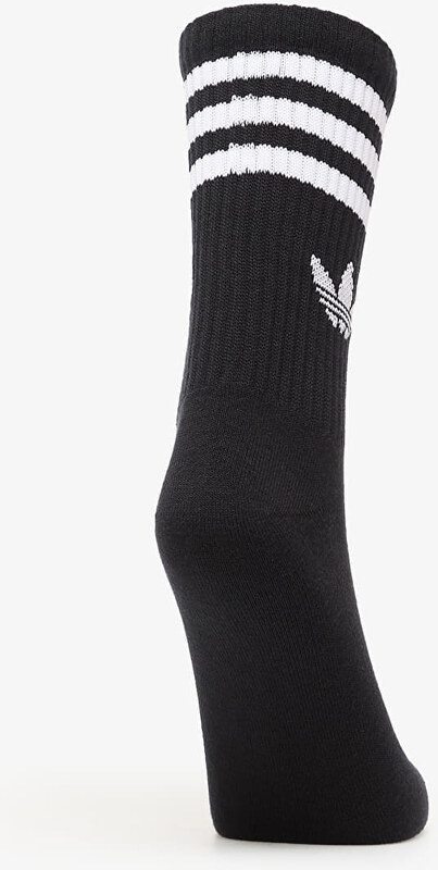 adidas Originals adidas 3S Crew Sock 6-Pack Black L
