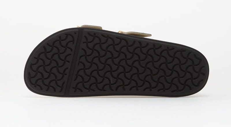 Sneakers Birkenstock Arizona Droplet Buckle Natural Leather Patent Women High-Shine Ecru