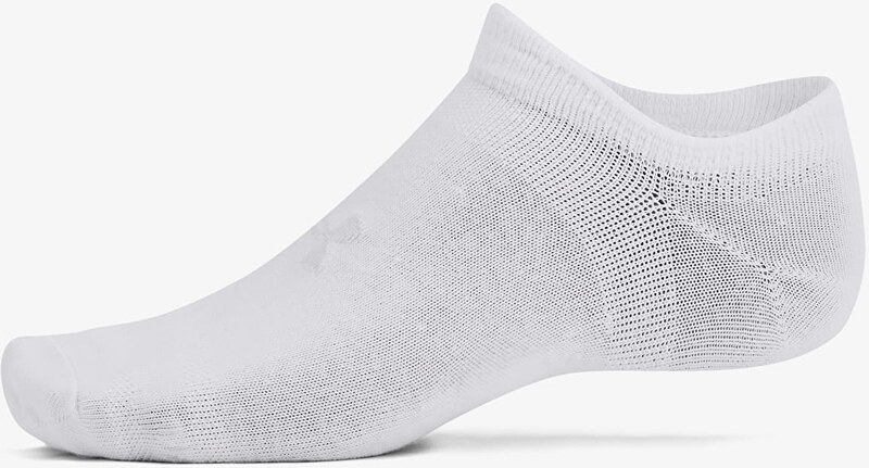 Under Armour Essential No Show 6pk White L