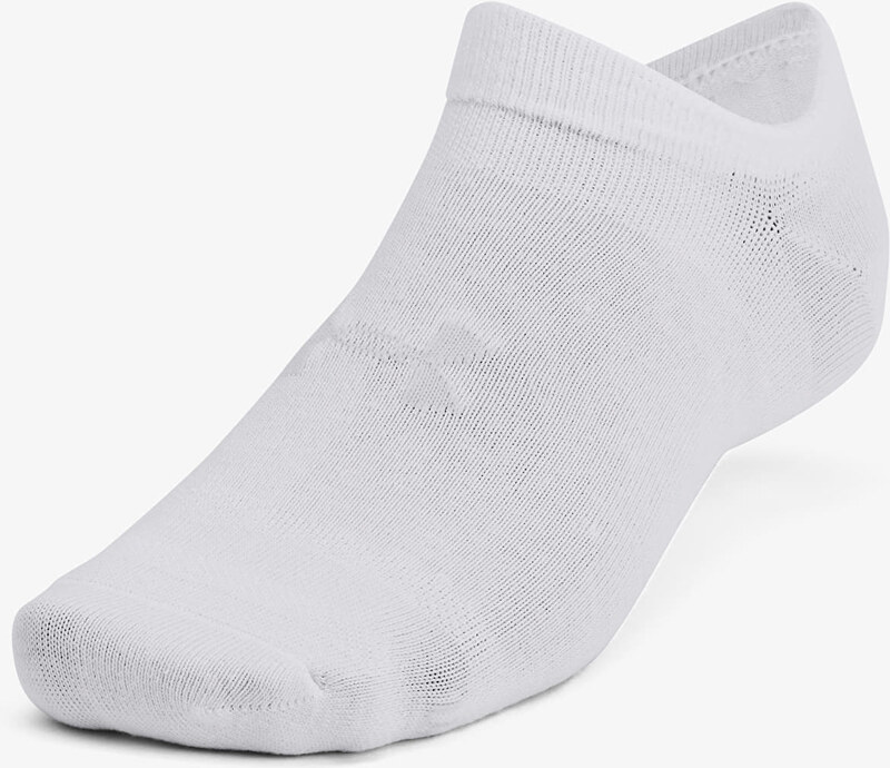 Under Armour Essential No Show 6pk White L